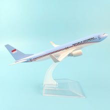Load image into Gallery viewer, Republik Indonesia Airlines Boeing 737 A-001 Airplane 16cm Diecast Plane Model