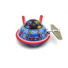 Load image into Gallery viewer, MS633 Space Surveyor X-12 Satellites UFO 3 pcs Retro Clockwork Wind Up Tin Toy Collectible
