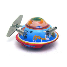 Load image into Gallery viewer, MS633 Space Surveyor X-12 Satellites UFO 3 pcs Retro Clockwork Wind Up Tin Toy Collectible