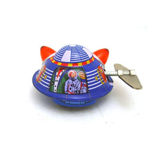Load image into Gallery viewer, MS633 Space Surveyor X-12 Satellites UFO 3 pcs Retro Clockwork Wind Up Tin Toy Collectible