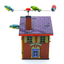 Load image into Gallery viewer, MS485 Vintage Cuckoo Bird Home Clock House Retro Clockwork Wind Up Tin Toy Collectible