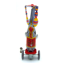 Load image into Gallery viewer, MS814 Vintage Elephant on Bike Tricycle Retro Clockwork Wind Up Tin Toy Collectible