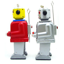 Load image into Gallery viewer, MS645 Mr. Robot The Mechanical Brain Retro Clockwork Wind Up Tin Toy Collectible (Choose Color)