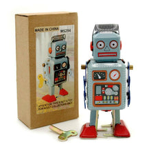 Load image into Gallery viewer, MS294 Radiocon Robot Retro Clockwork Wind Up Tin Toy Collectible