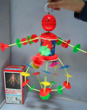 Load image into Gallery viewer, Vintage Musical Nursery Toy Merry Go Round Baby Bed Bell Wind Up Toy with Soothing Sound for Kids