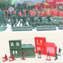 Load image into Gallery viewer, 330 pcs Classic WWII Military Playset Plastic Toy Soldier Army Men 4cm Figures & Accessories