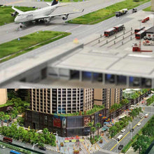 Load image into Gallery viewer, 6pcs Miniature Buses N Scale 1:160 Model Train Diorama Scenery Craft Supplies
