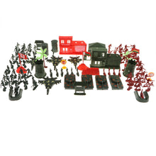 Load image into Gallery viewer, 330 pcs Classic WWII Military Playset Plastic Toy Soldier Army Men 4cm Figures & Accessories