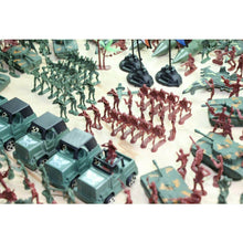 Load image into Gallery viewer, 307 pcs Classic WWII Military Playset Plastic Toy Soldier Army Men 4cm Figures & Accessories