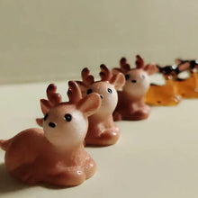 Load image into Gallery viewer, 10pcs Mini Deer Figurines for Fairy Garden, Terrarium, Dollhouse, Bonsai, DIY Crafts, Moss Landscape, Miniature Animal Model, Decor Supplies
