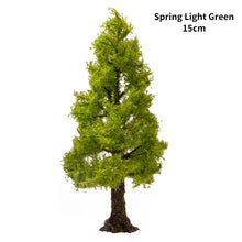 Load image into Gallery viewer, 12/15cm Miniature Four Seasons Pine Tree Model HO N Scale Metasequoia for Train Railway Diorama Landscape Dollhouse Terrarium Craft Supply

