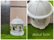 Load image into Gallery viewer, European Style Pavilion Model 1:87 HO Scale Miniature Building Diorama Accessory, Plastic Gazebo Model for Train Layout &amp; Architecture Scene
