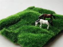 Load image into Gallery viewer, Artificial Moss Sheet Grass Mat, Fake Turf for DIY Crafts, Miniature Landscape Moss
