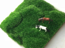 Load image into Gallery viewer, Artificial Moss Sheet Grass Mat, Fake Turf for DIY Crafts, Miniature Landscape Moss
