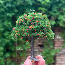 Load image into Gallery viewer, 10cm Miniature Plastic Fruit Tree Model for Dioramas, Train Layouts, Fairy Garden, Sand Table, Architectural Landscape, Craft &amp; DIY Supplies
