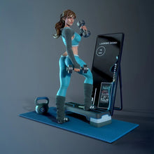 Load image into Gallery viewer, Fitness Sports Girl Unpainted Resin Figure 1/24 Scale Unassembled Model
