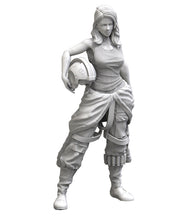 Load image into Gallery viewer, Rebel Pilot Female Unpainted Resin Figure 1/18 Scale Unassembled Model
