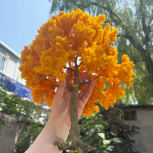 Load image into Gallery viewer, 28cm/ 40cm Yellow Orange Miniature Wire Tree Model G Scale for Dioramas, DIY Landscape, Dollhouse, Railway scenery, and Train Layouts
