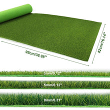Load image into Gallery viewer, Miniature Grass Mat 41x99cm for Diorama &amp; Model Railway, Artificial Turf Sheet, Dollhouse Landscape
