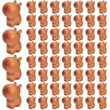 Load image into Gallery viewer, 50pcs Mini Capybara Resin Figurines for Fairy Garden, Diorama, Aquarium, Dollhouse, Cake Decor, Animal Crafts, DIY Miniature Landscape
