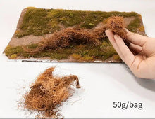 Load image into Gallery viewer, 50g Simulation Dry Grass Model Material for Diorama, Wargame Terrain, Model Railway Scenery, Miniature Landscape Craft Supplies
