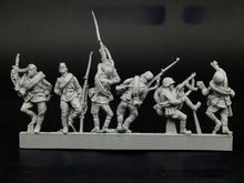 Load image into Gallery viewer, WWII Soviet Soldiers Falling 6 People Miniature Unpainted Resin Figure 1/72 Scale Unassembled Model

