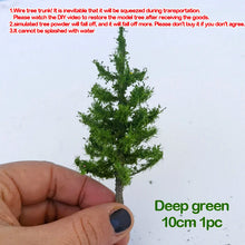 Load image into Gallery viewer, Miniature Pine Tree Model Wire Trunk 10-28cm for Diorama, Railway Scenery, Landscape Layout
