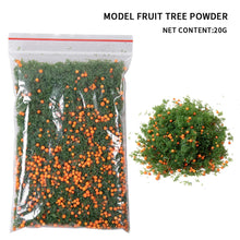 Load image into Gallery viewer, 20g Miniature Fruit Tree Foliage Making Material for Dioramas, Railway Layouts, Model Landscapes &amp; Crafts
