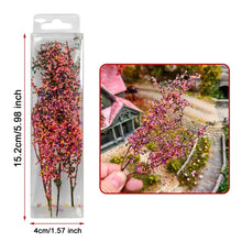 Load image into Gallery viewer, Miniature Model Bushes for HO N Scale Diorama, Colorful Shrub Scenery, Railway Landscape Plants
