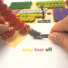 Load image into Gallery viewer, 16 pcs Miniature Flower Cluster Grass Models DIY Sand Table Dollhouse Accessories Fairy Garden Landscape Terrarium Diorama Craft Supplies
