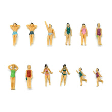 Load image into Gallery viewer, 30 pcs Miniature Swimming People Figure 1/50-1/150 Scale Models Beach Pool Landscape Sand Table Layout Scenery Accessories Diorama Supplies
