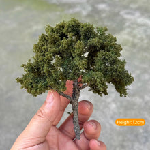 Load image into Gallery viewer, Miniature Autumn Green Model Tree 8/12cm, Railway Scenery, Diorama Craft Supply
