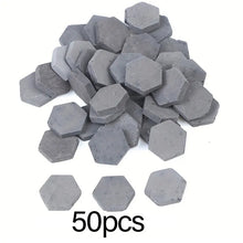 Load image into Gallery viewer, 50pcs Mini Hexagon Ceramic Bricks for Dollhouse, Diorama &amp; Terrain Building Supply, Miniature Tiles
