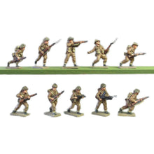 Load image into Gallery viewer, WWII British Army Combat Team Soldiers 10 People Miniature Unpainted Resin Figure 1/72 Scale Unassembled Model

