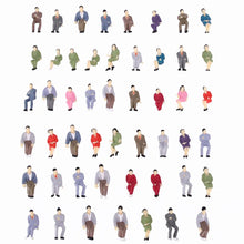 Load image into Gallery viewer, 20/50/100pcs 1:50 Scale Sitting Miniature Model People Figures for Street Scenes, Diorama Building, Railway Layouts, and Craft Projects
