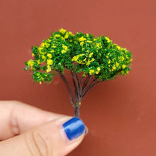 Load image into Gallery viewer, 2 pcs 6.5cm Miniature Sakura Cherry Blossom Model Trees for DIY Diorama, Dollhouse, Train Layout, Architectural Models, and Craft Projects
