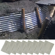Load image into Gallery viewer, 8pcs Miniature Steel Panels, 1/35 Scale Roofing Sheets for Diorama, Model Railway, Landscape Scenery
