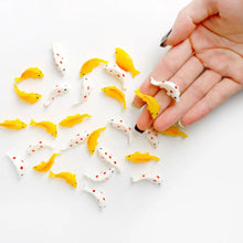 Load image into Gallery viewer, 5/10 pcs Miniature Tiny Goldfish Fish Figure Model DIY Scenery Dollhouse Landscape Fairy Garden Accessories Terrarium Diorama Craft Supplies
