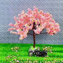Load image into Gallery viewer, 12cm Miniature Wire Sakura Cherry Blossom Tree Model For Train Scenery DIY Sand Table Dollhouse Garden Micro Landscape Craft Supplies

