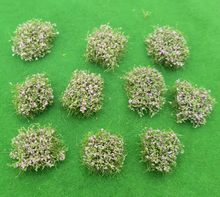 Load image into Gallery viewer, 10 pcs Miniature Flower Cluster Grass Models DIY Sand Table Dollhouse Accessories Fairy Garden Landscape Terrarium Diorama Craft Supplies
