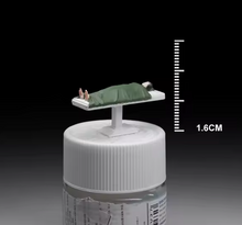 Load image into Gallery viewer, Miniature Doctor Surgery Table Set 1:64 Scale Hospital Diorama Figures Operating Table Trolley Model Scene Accessories
