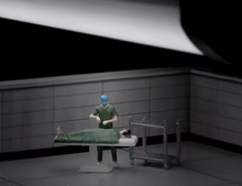 Load image into Gallery viewer, Miniature Doctor Surgery Table Set 1:64 Scale Hospital Diorama Figures Operating Table Trolley Model Scene Accessories
