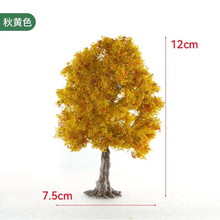 Load image into Gallery viewer, Miniature Autumn Tree Model 12/14cm Model Railway &amp; Diorama Scenery Craft Supplies
