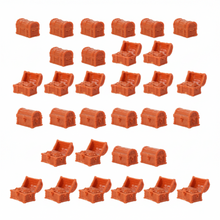 Load image into Gallery viewer, 32pcs Miniature Treasure Chest Storage Box Dollhouse Accessories for Diorama Tabletop Craft Projects
