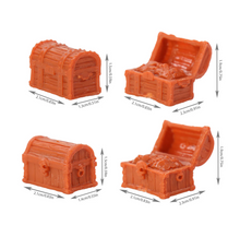 Load image into Gallery viewer, 32pcs Miniature Treasure Chest Storage Box Dollhouse Accessories for Diorama Tabletop Craft Projects
