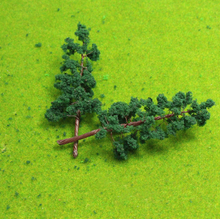 Load image into Gallery viewer, 20pcs Miniature Model Trees 8.5cm HO Scale 1:87 for Railway Layouts Diorama Landscaping
