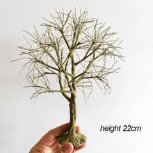 Load image into Gallery viewer, 10/14/18/22/28cm Miniature Wire Tree Trunk Model Tree Powder DIY Scenery Dollhouse Fairy Garden Landscape Terrarium Diorama Craft Supplies
