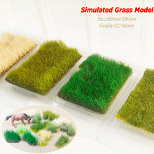 Load image into Gallery viewer, 12/16mm Miniature Grass Tufts, Tearable Weed Clusters for Diorama Scenery, Model Railway Layout, Wargaming Terrain, Landscape Craft Supplies
