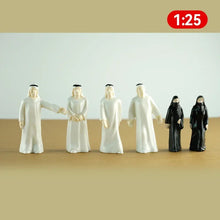 Load image into Gallery viewer, 10 pcs Arab People Miniature Figures (1/25–1/200 Scale) Model People for DIY Diorama Architecture Railway Scenes Landscape Supplies
