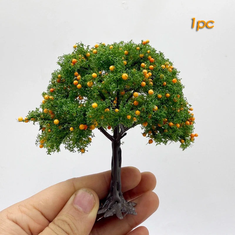 Melon Tree Model 10cm Miniature Fruit Tree Model – Red Apple, Lemon, Orange Trees for D ...